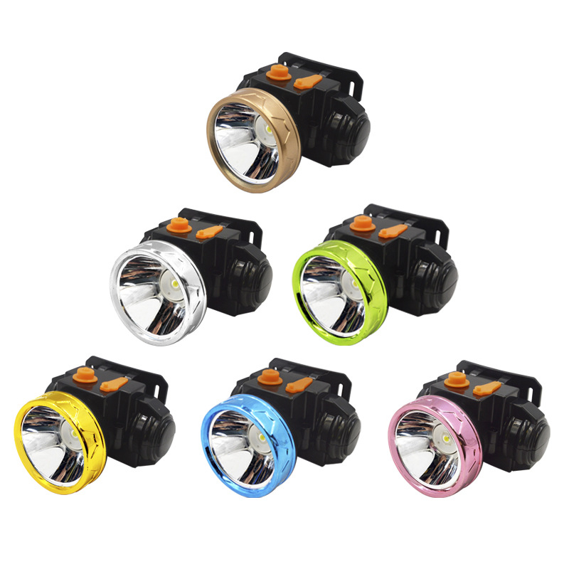 LED High-Power Lithium Battery Major Headlamp Spotlight Fishing Headlight Outdoor Head-Mounted Flashlight Miner's Lamp