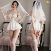 Bridal wear Sexy lingerie sexy See-through dress uniform Temptation Wedding Pompous skirt Enthusiasm Amazon