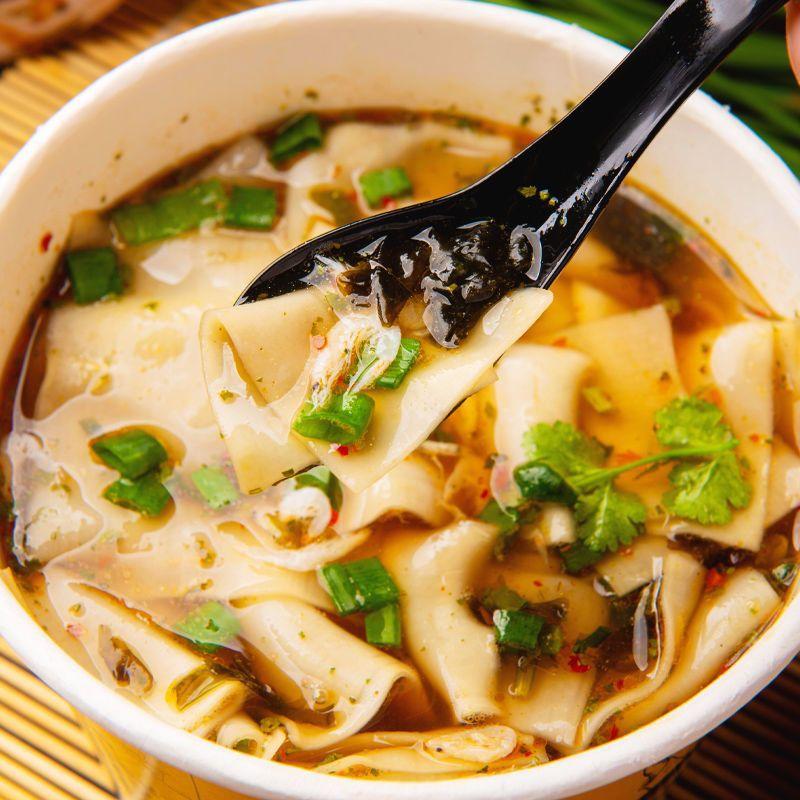 华味坊酸汤面叶整箱批发桶装5口味藤椒特色泡面速食夜宵早餐即食