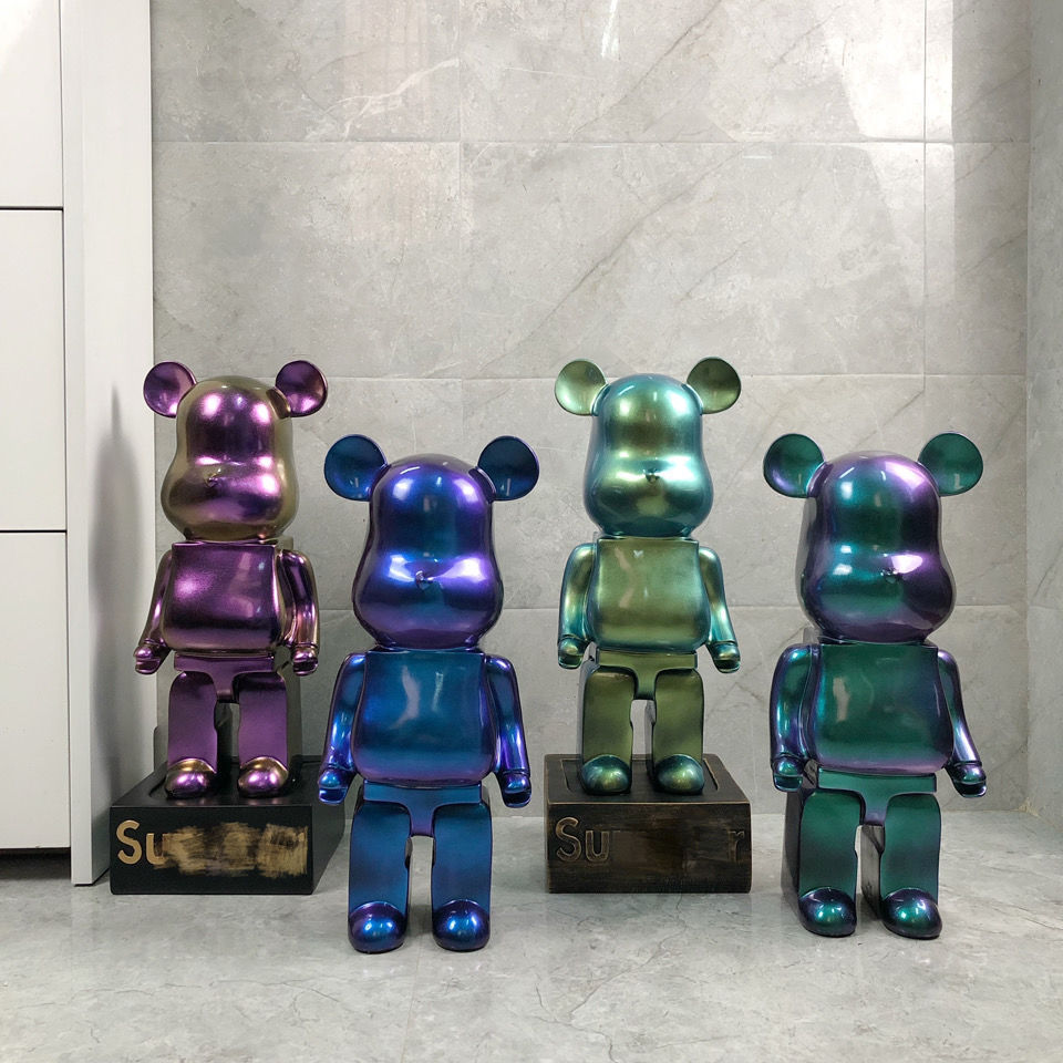 网红暴力熊存钱客厅轻奢家装饰品摆件酒柜存钱罐乔迁落地结婚礼物