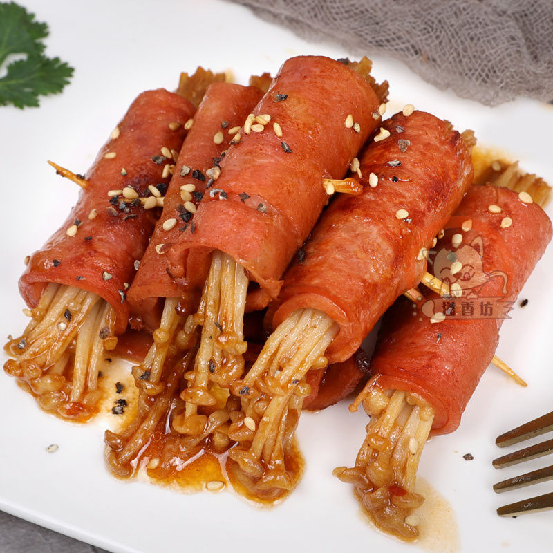 5kg早餐手抓饼披萨培根 商用培根烧烤小吃