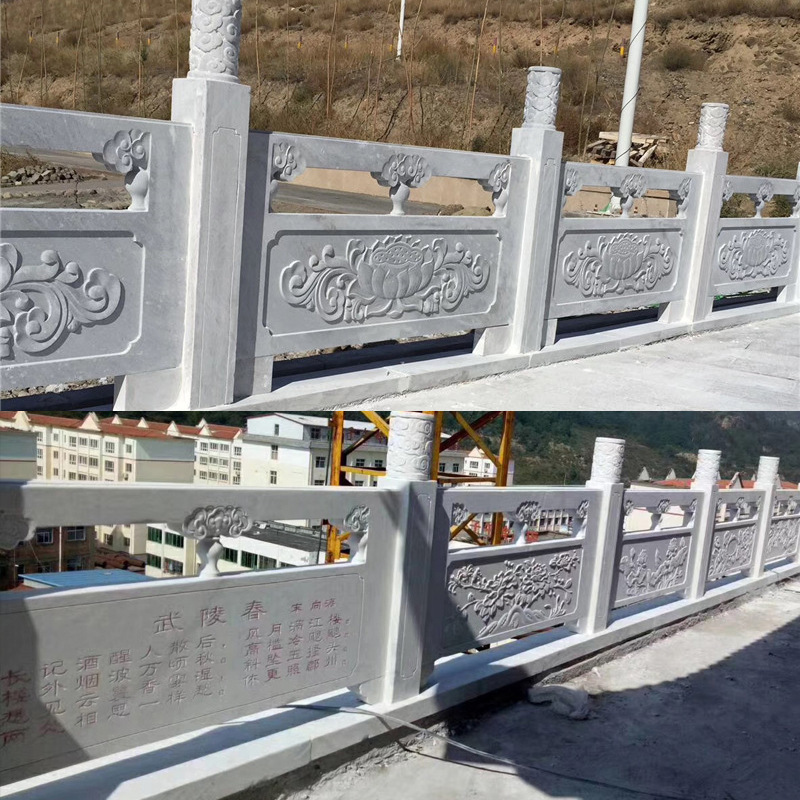 实心圆柱阳台将军柱欧式栏杆柱大理石栏杆花瓶柱护栏石材石柱子