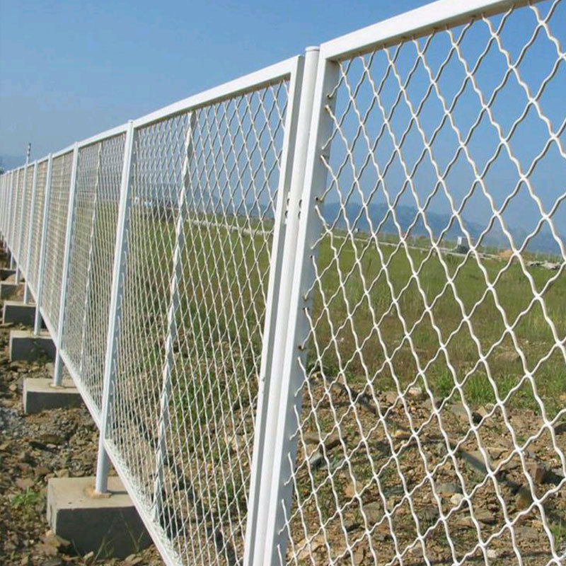 美格网片 镀锌防锈铁丝钢丝网 围栏防护网 防盗窗 狗笼子 棱形网