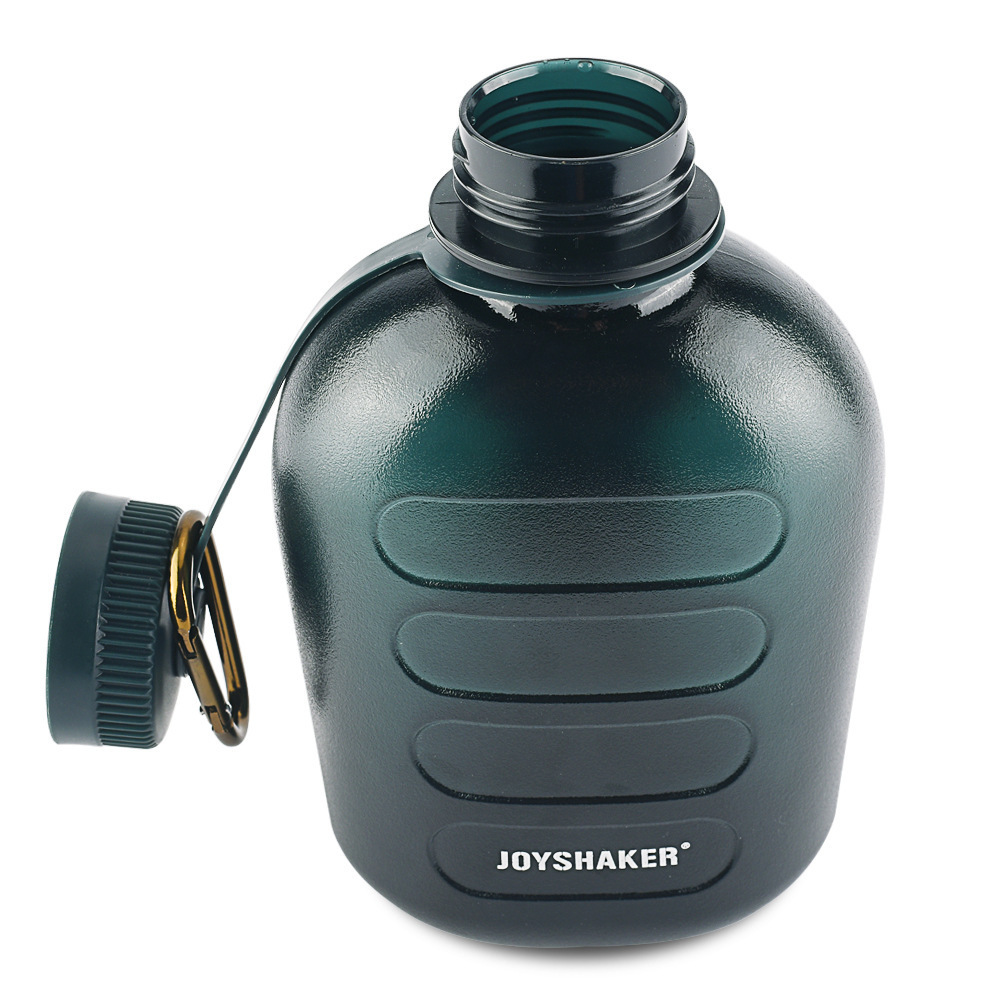 水壶老式军绿色扁水壶户外军壶铝制登山学生军训大容量军训水壶