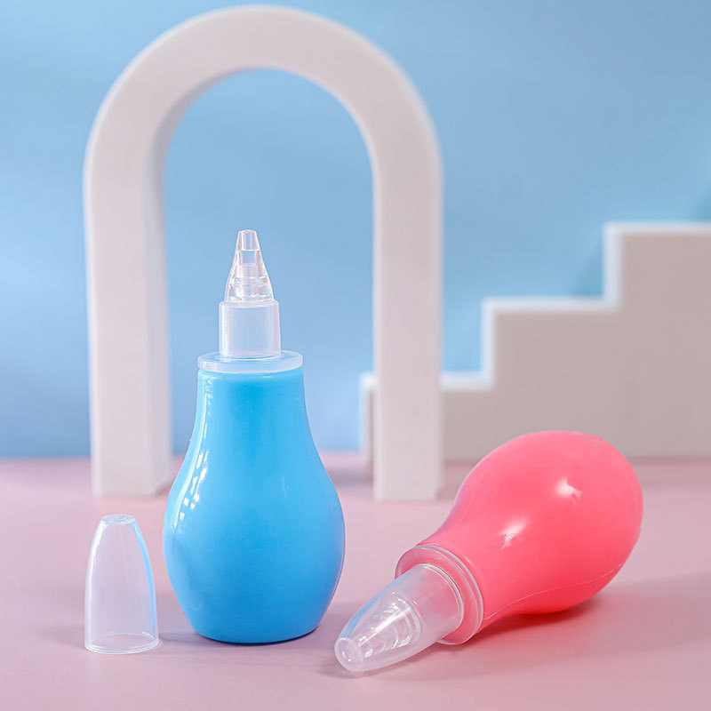 Baby Manual Nasal Aspirator Cold Nose Nasal Congestion Cleaner Silicone Baby Pump Nasal Aspirator