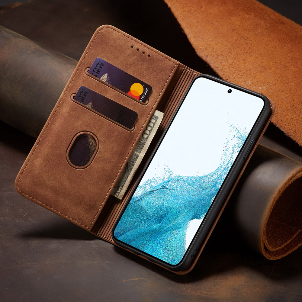 适用三星s24 ultra手机皮套a15翻盖手机壳a34磁吸a55磁吸保护套