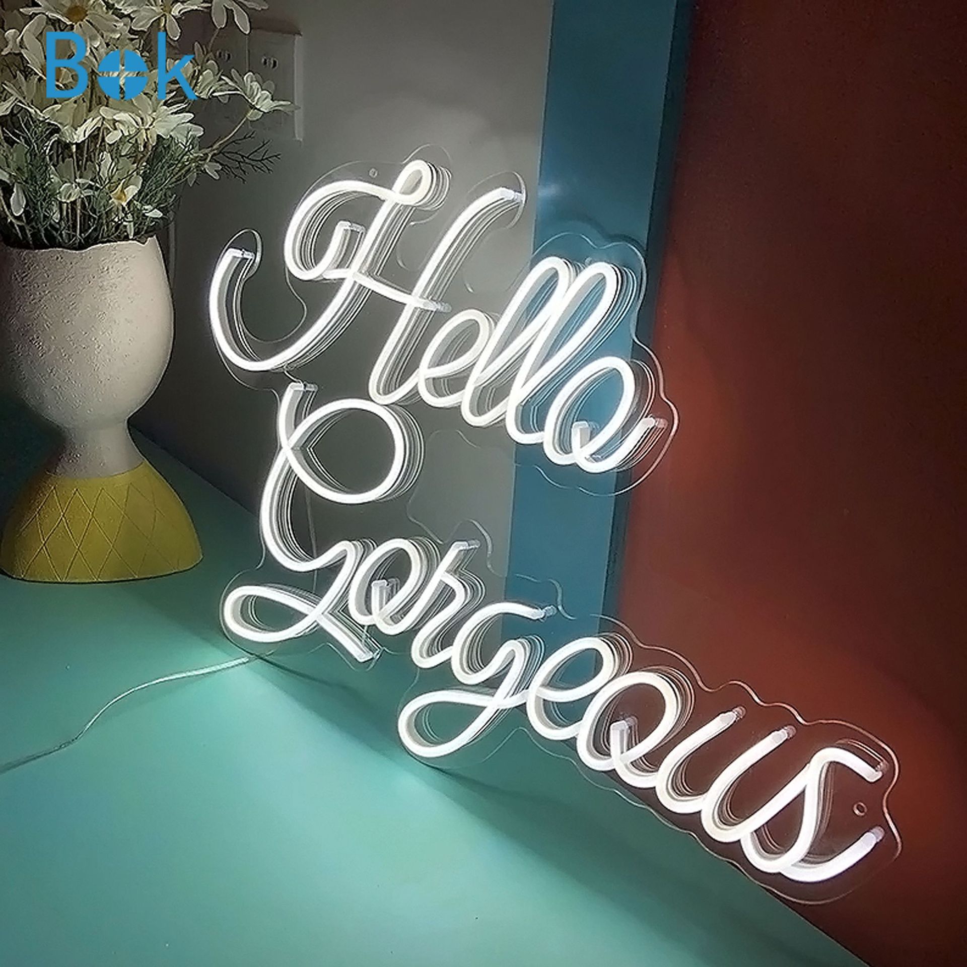 led形状户外室装饰装饰做字招牌气氛霓虹灯设计造型灯饰发光字母
