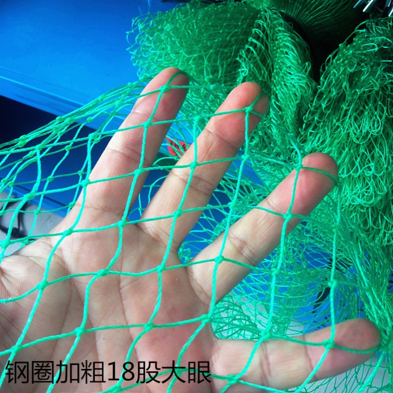 鱼兜网兜渔网网袋粗线垂钓编织网便携平底鱼护渔网袋网兜虾笼鱼袋