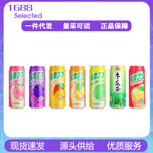 绿力果汁饮料24罐听装饮料整箱多口味可选芒果番石榴葡萄台湾进口