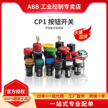 ABB 紧凑型 绿色CP1复位平头按钮开关 不带灯CP1-10G-10;62000001
