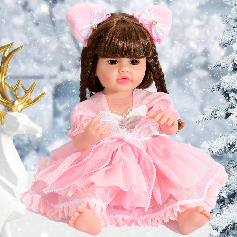 New 55cm Full Vinyl Doll Simulation Baby Reborn Doll Toy Wholesale