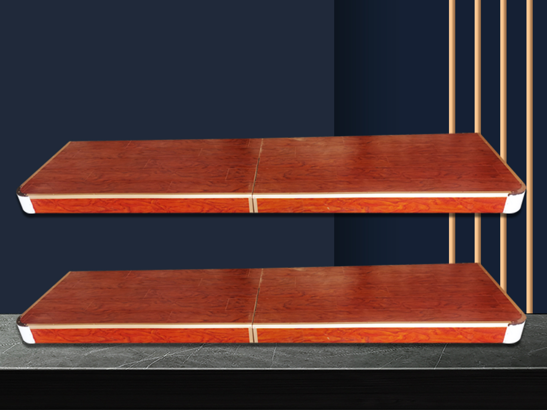 铭泽教学用品学校教室地台 大型舞台讲台黑板校园地台工厂讲台