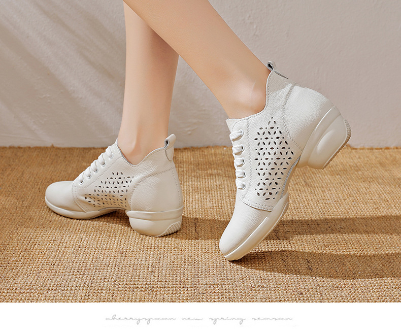 8508康华舞蹈鞋春季新款舞蹈鞋广场舞鞋中跟水兵女士跳舞鞋女