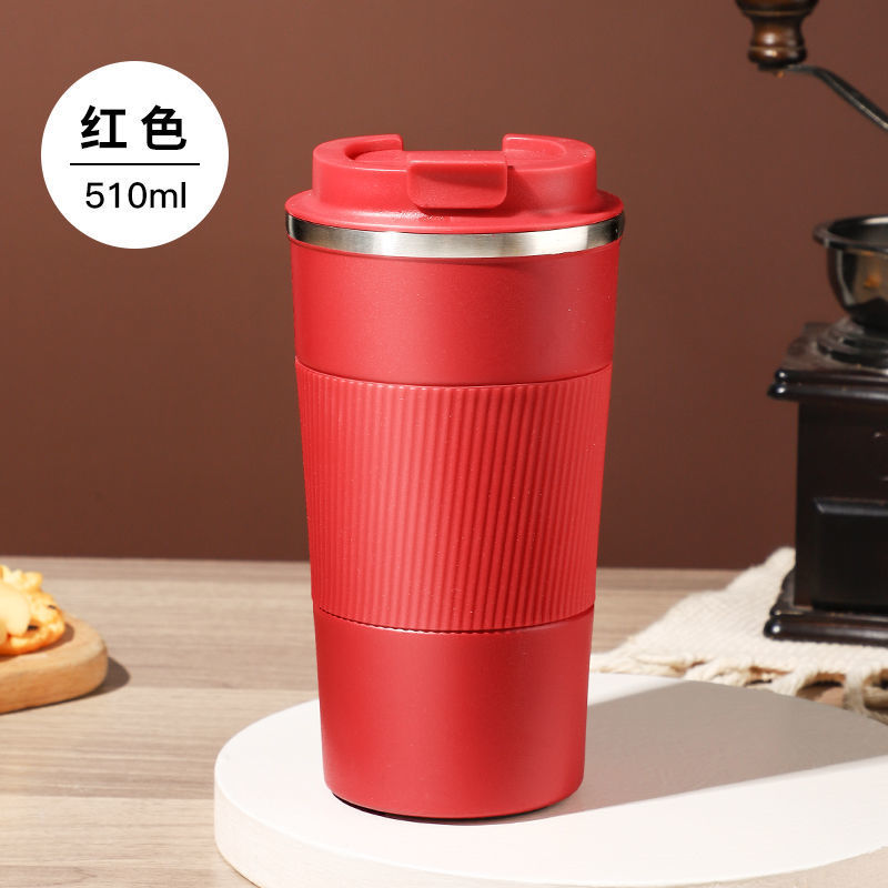 Hot Sale New 304 Stainless Steel Coffee Cup Portable Vehicle-Mounted Cup Handy Vacuum Mug Gift Wholesale