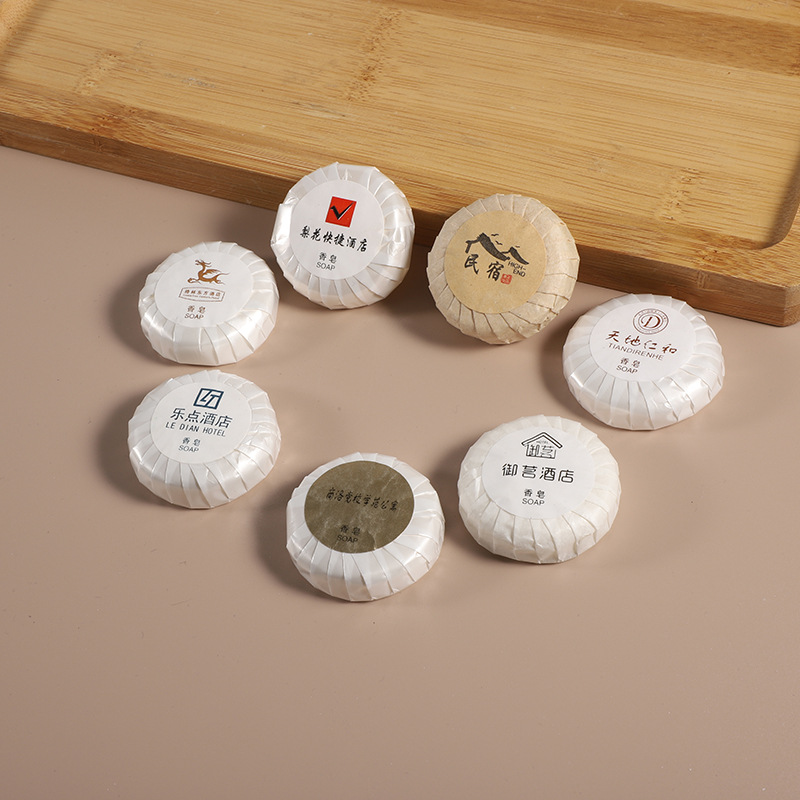 酒店一次性用品圆型香皂宾馆民宿洗漱沐浴香皂贵宾客栈小肥皂