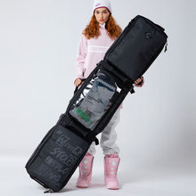 WS滑雪板包 单板双板板包带轮滑雪包旅行滚轮雪具包 户外双肩兴之
