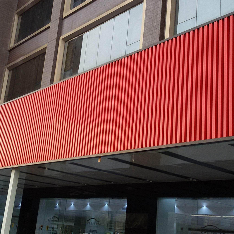 现货门头牌匾店铺招牌铝合金长城板 广告牌店铺铺头铝合金凹凸板-阿里