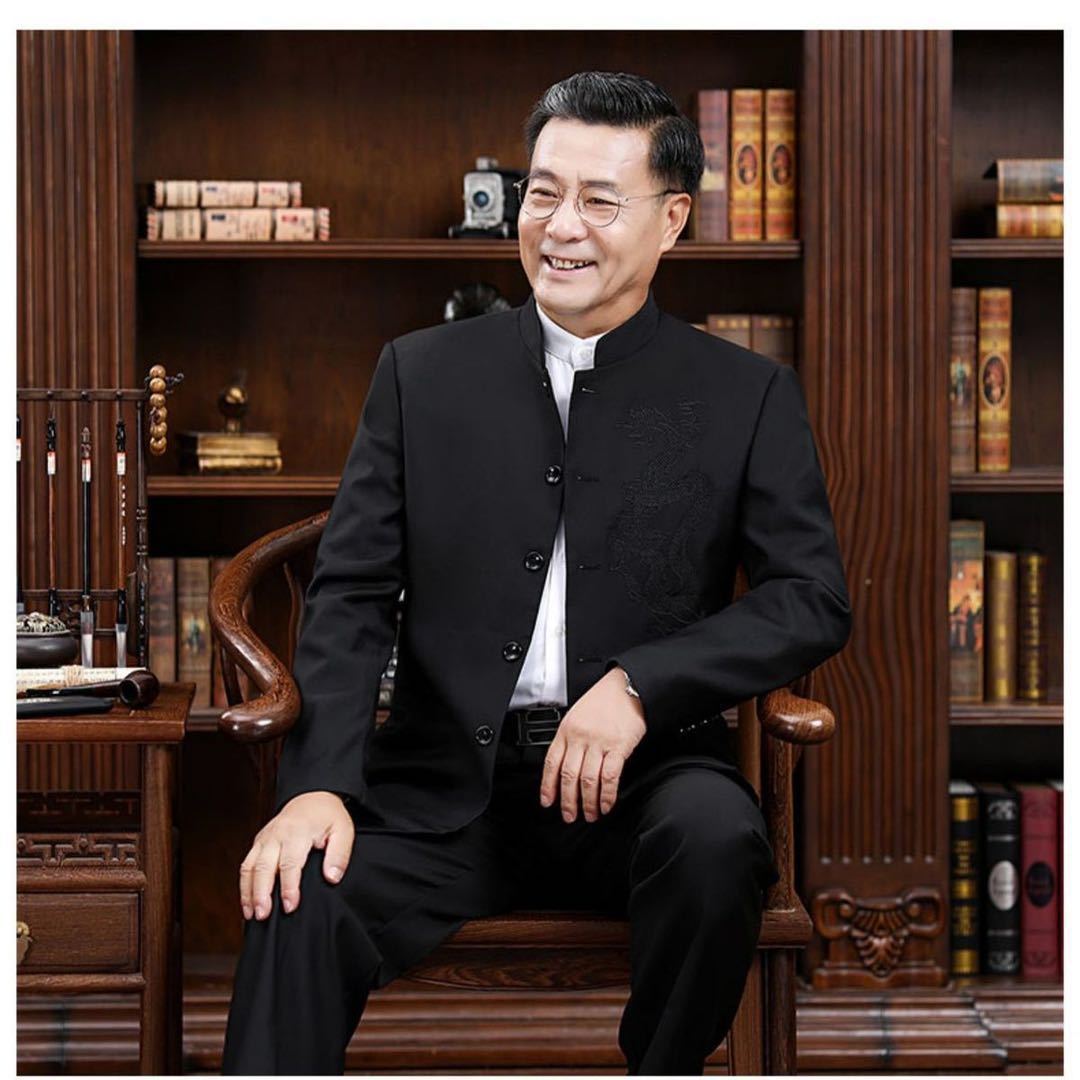 冬季立领中山服