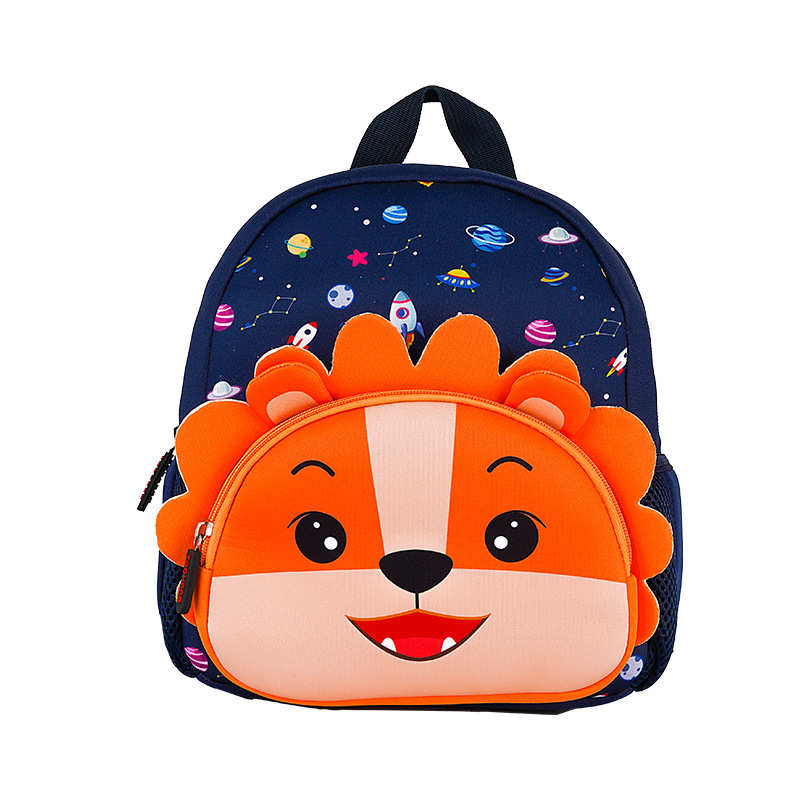 New Student Animal Cartoon Schoolbag Children Neoprene Kindergarten Backpack Dinosaur Unicorn Schoolbag Wholesale