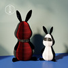 十八纸兔子摆件办公室车载室内装饰品卡通玩偶送礼可爱礼品饰品|ru 十八纸兔子摆件办公室车载室内装饰品卡通玩偶送礼可爱礼品饰品|ru