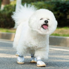 春夏季狗狗鞋子中小型犬外出凉鞋比熊泰迪脚套防脏运动鞋宠物用品