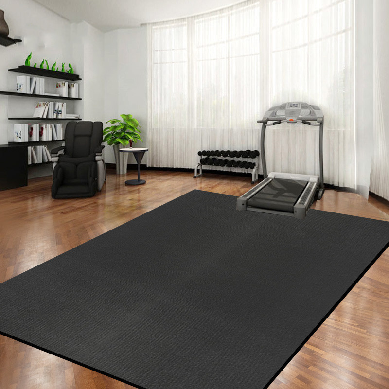 男女通用室内健身房运动地垫 隔音减震跳绳垫高密度pvc瑜伽垫批发