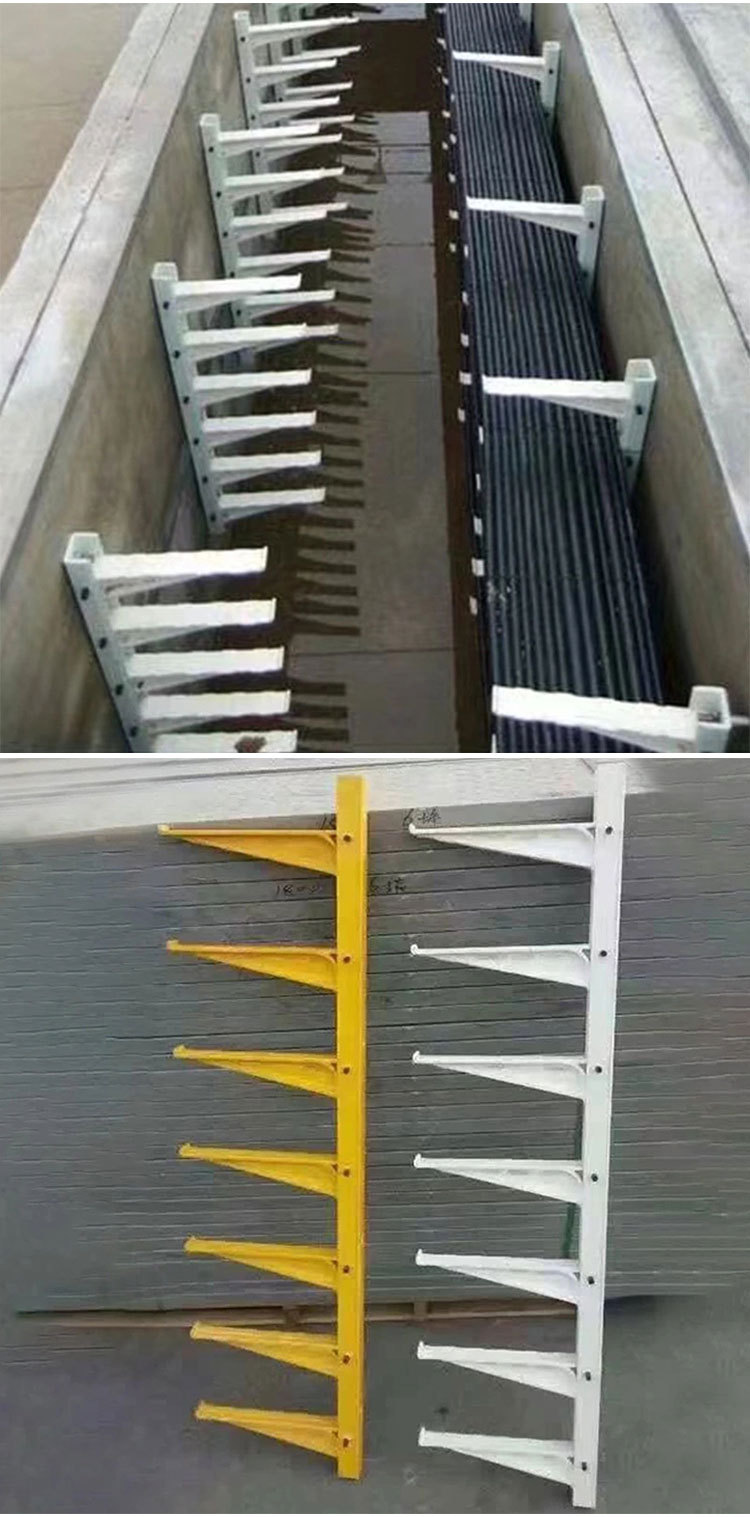 玻璃钢电缆支架托架电缆沟支架拖臂复合树脂电力井管廊绝缘支架