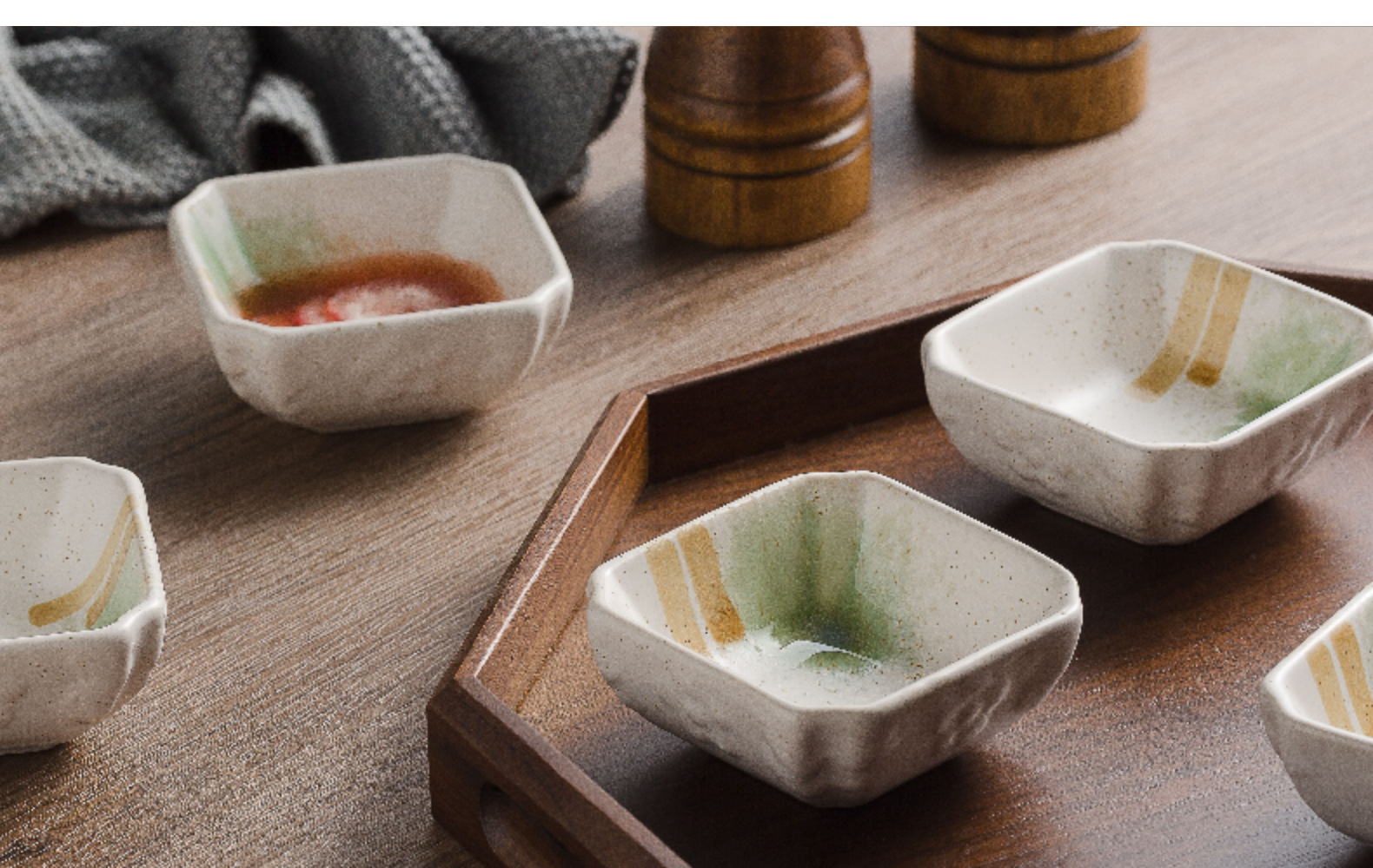 小碟子创意陶瓷小吃碟四方个性蘸料碟家用调料碟调味碟商用餐碟