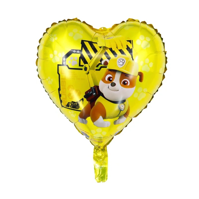 热销18寸汪汪队铝膜气球狗狗巡逻队灰灰天天毛毛儿童派对装饰批发