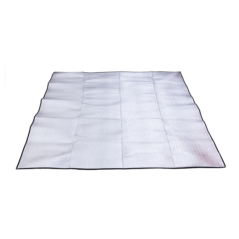 Factory Aluminum Film Mat Moisture Proof Pad Thickened Outdoor Camping Tent Mat Portable Picnic Mat Travel Tent Mat Crawling Mat