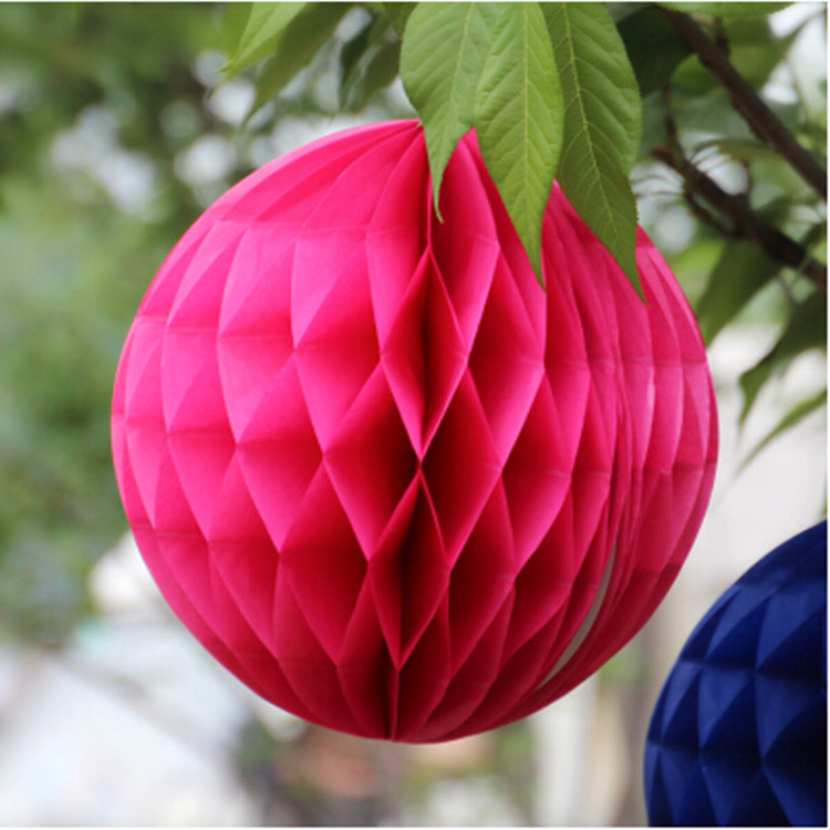 蜂窝球纸灯笼花球拉花生日店铺装饰甜品台婚礼结婚布置派对用品