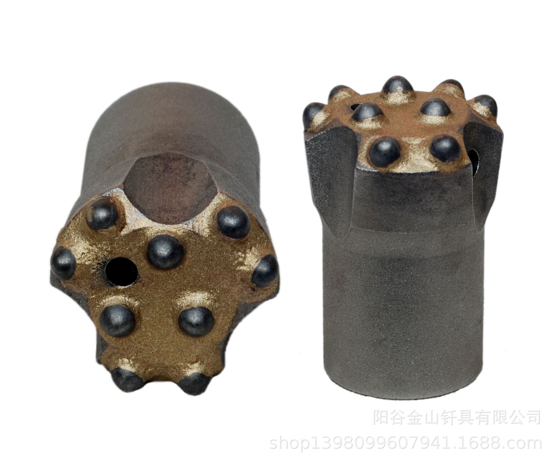 矿山开采钎具 焊接硬质合金柱齿钻头40型球齿钻头 隧道用钎头