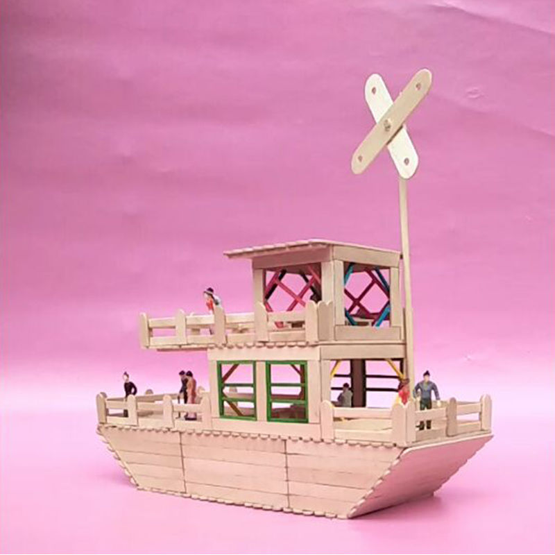包邮雪糕棒冰棍棒 diy手工制作模型游轮船玩具材料木条棒雪糕棍