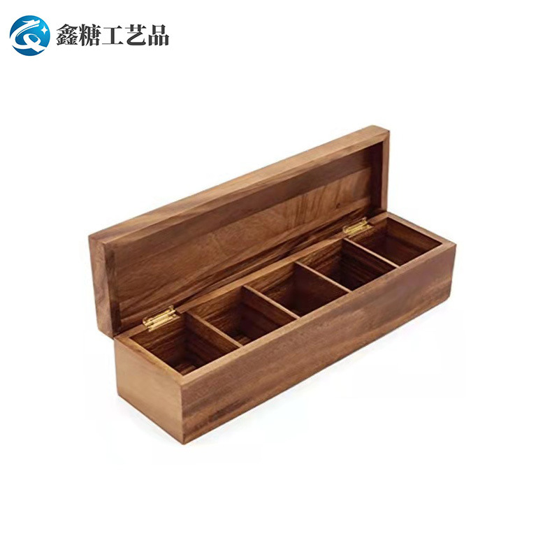 厂家直供收纳盒首饰盒定做复古手表展示盒茶叶包装盒木质精油盒