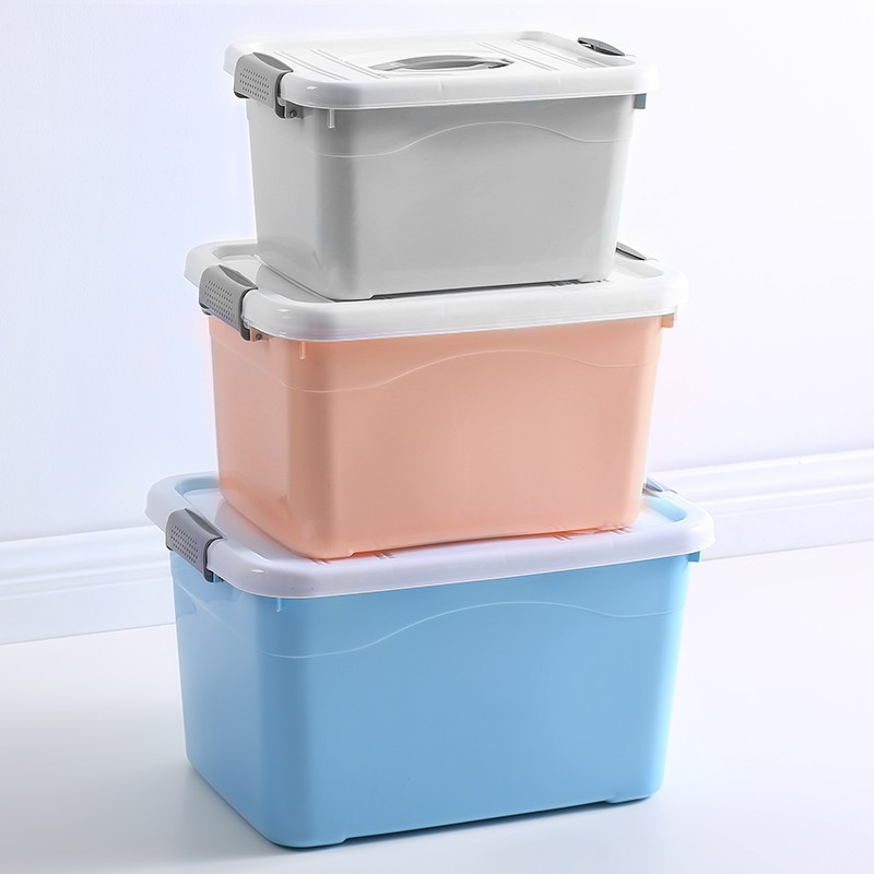 加厚特大号收纳箱家用学生宿舍塑料储物盒子零食玩具衣服整理箱子