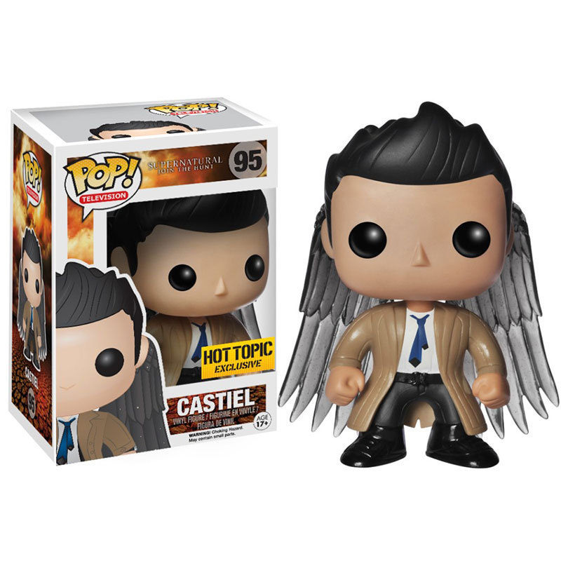 现货funko pop邪恶力量周边天使castiel限定卡司铁尔迪恩手办模型