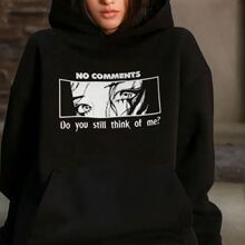 秋冬热销hoodie跨境女装Y2K 印花加绒加厚卫衣运动衫外套连帽衫女