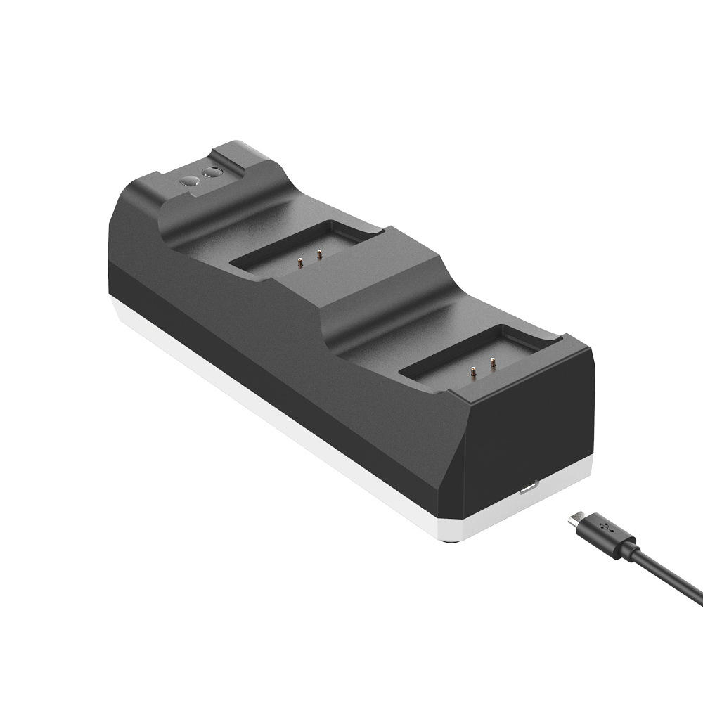 mimd新品ps4游戏手柄充电器底座oem定制触点式led显示灯ps4座充-报价