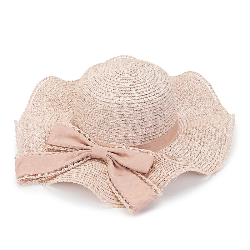 New Straw Hat Women's Summer Beach Hat Seaside Vacation Sun Hat Sun Protection Korean Style All-Matching Sun Hat Cool Hat