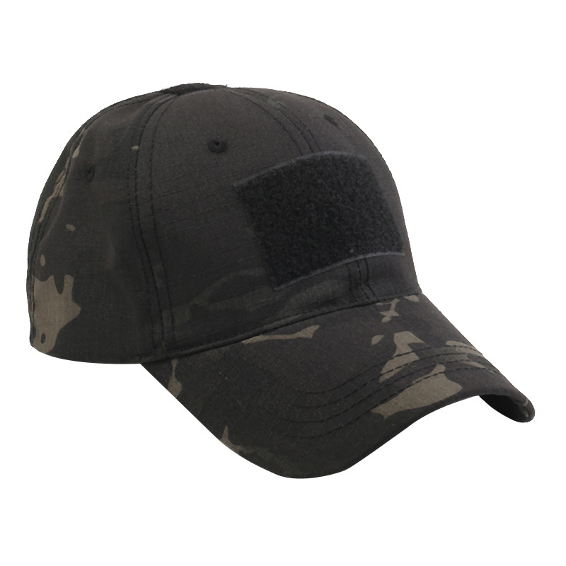 Military Fans Outdoor Camouflage Tactical Cap All-Season Sunshield Mountaineering Camouflage Cap Python Pattern Cap Military Training Cap Velcro Peaked Cap