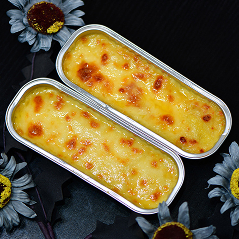 包邮半成品芝士烤榴莲120克冷冻苏丹王榴莲泥无核甜品西餐夜市