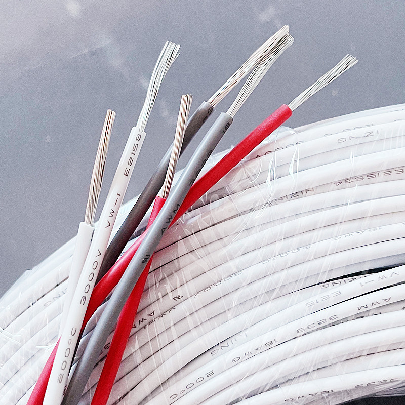 工厂大量低价供应标准3239硅胶电线8-28#耐高温高压软硅胶电线