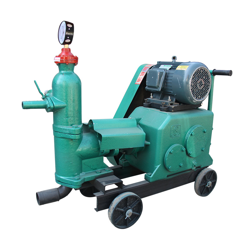 单缸活塞注浆泵小型水泥砂浆灰浆泵地基加固压浆机隧道高压注浆机