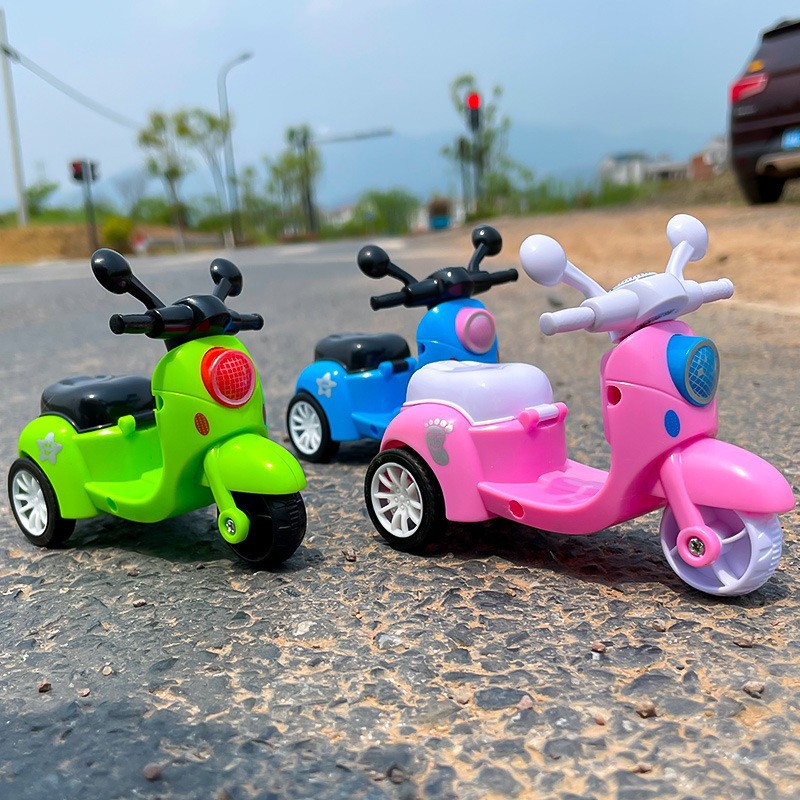 Children's Toy Car Mini Sugar Car Simulation Girl Motorcycle Stall Supply Wholesale Pull Back Motorcycle