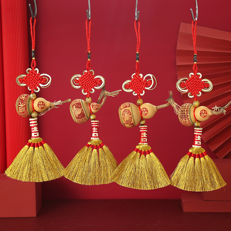 5成交3868个乔迁新居装饰床头畚斗挂件平安福挂件摆件