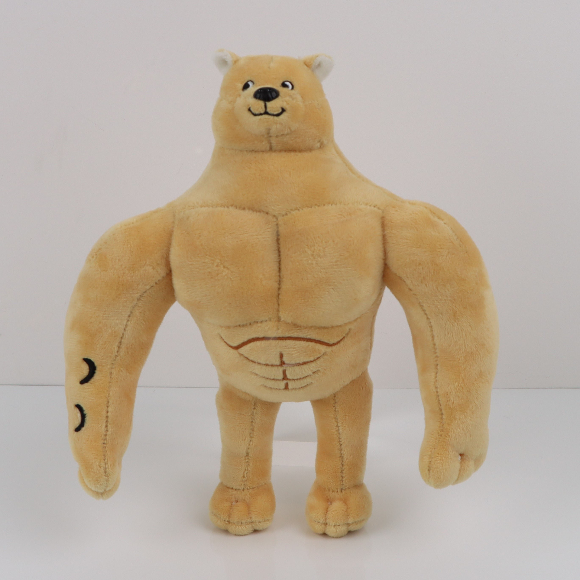 跨境新品backrooms buff doge horror游戏周边肌肉柴犬公仔预售