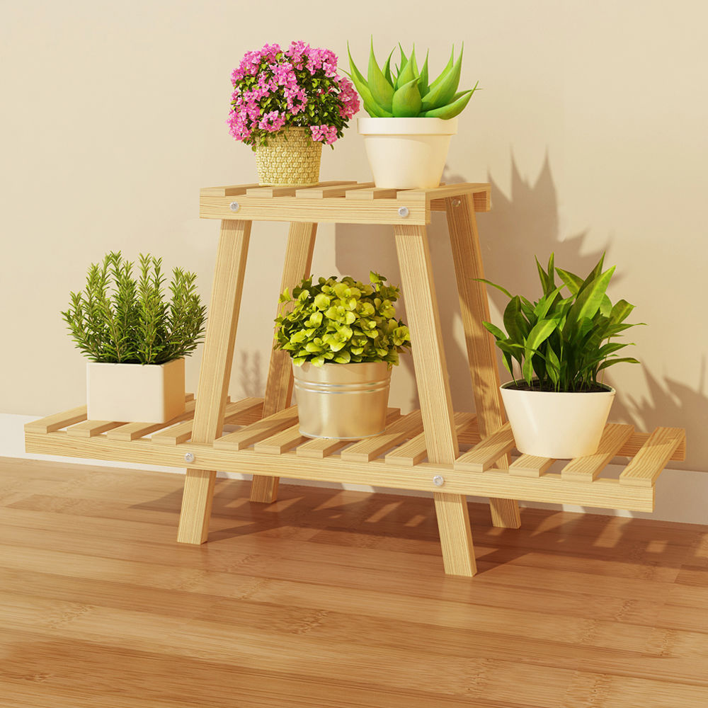 实木质花架子落地多层多肉高低盆景阳台绿萝客厅室内外花盆架特价