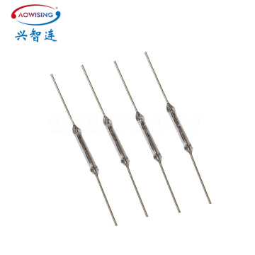 干簧管 磁控开关2*14mm磁感应舌簧管2x14mm长 白色灵敏y213 常开