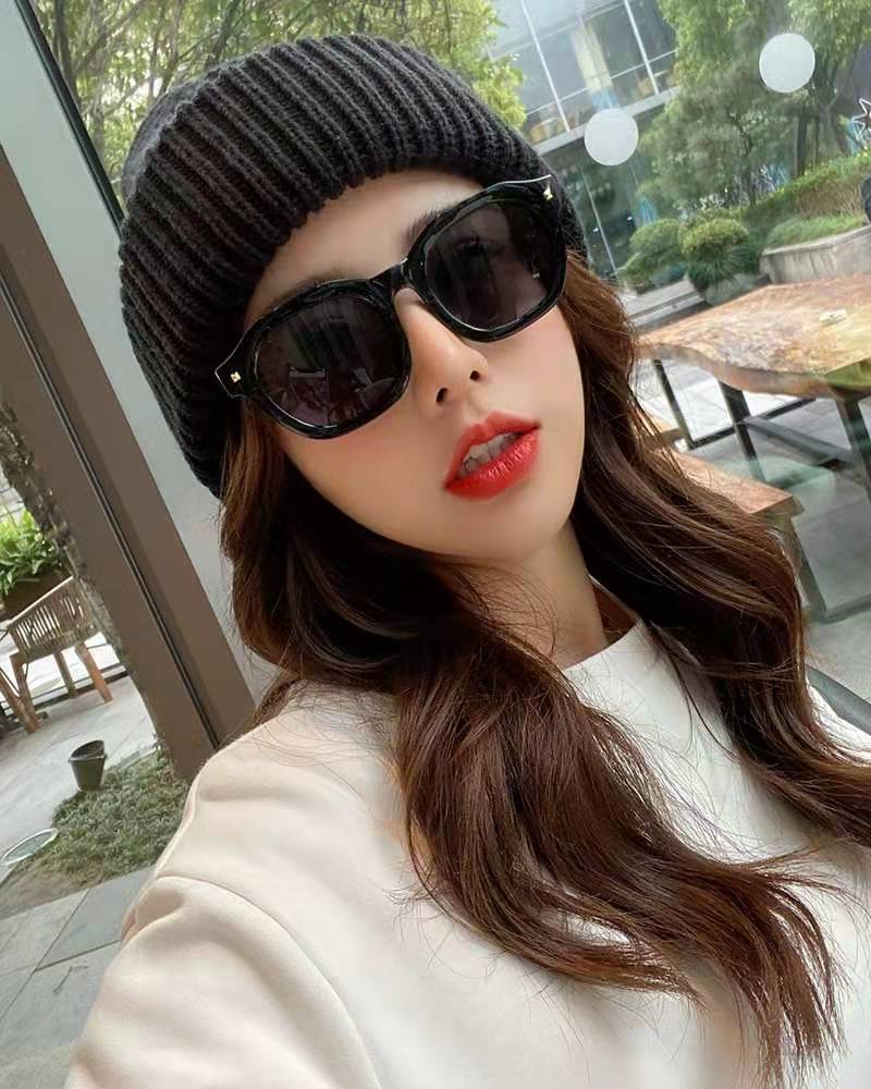 2021新款女士多边形时尚太阳镜批发韩版潮流男士网红自拍墨镜