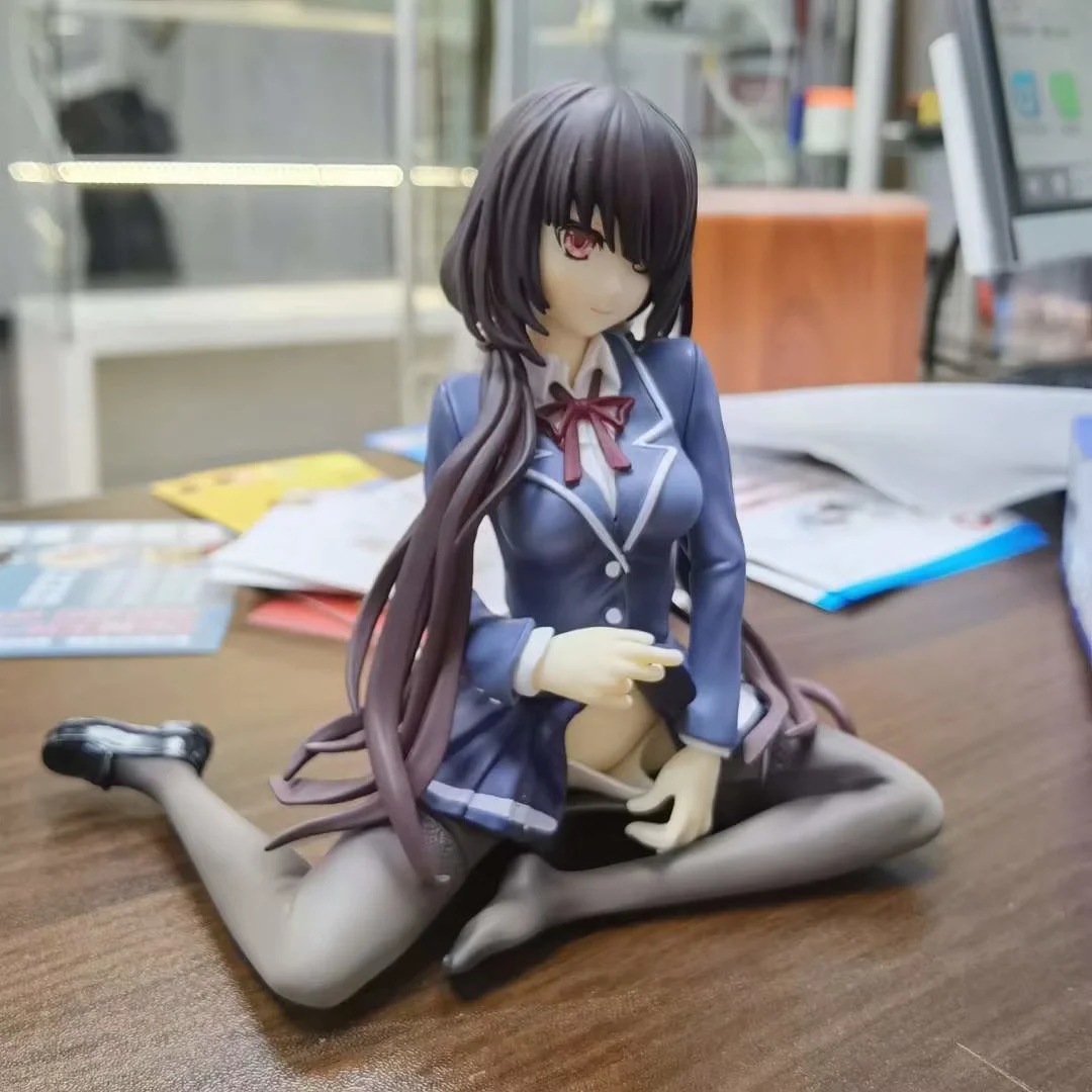 美少女 约会大作战 jk 时崎 狂三 校服狂三 摆件 模型 盒装手办